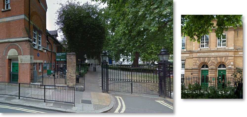 St Marylebone School street view